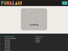 Tablet Screenshot of funbrain.com